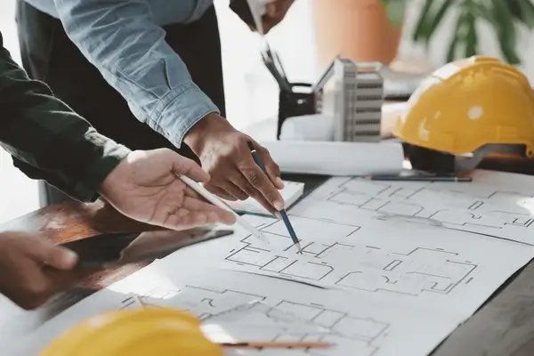 Conducteur de travaux sur chantier
